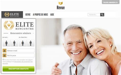 elite rencontre senior avis|Avis Elite Senior : Un site de rencontre sérieux dédié。